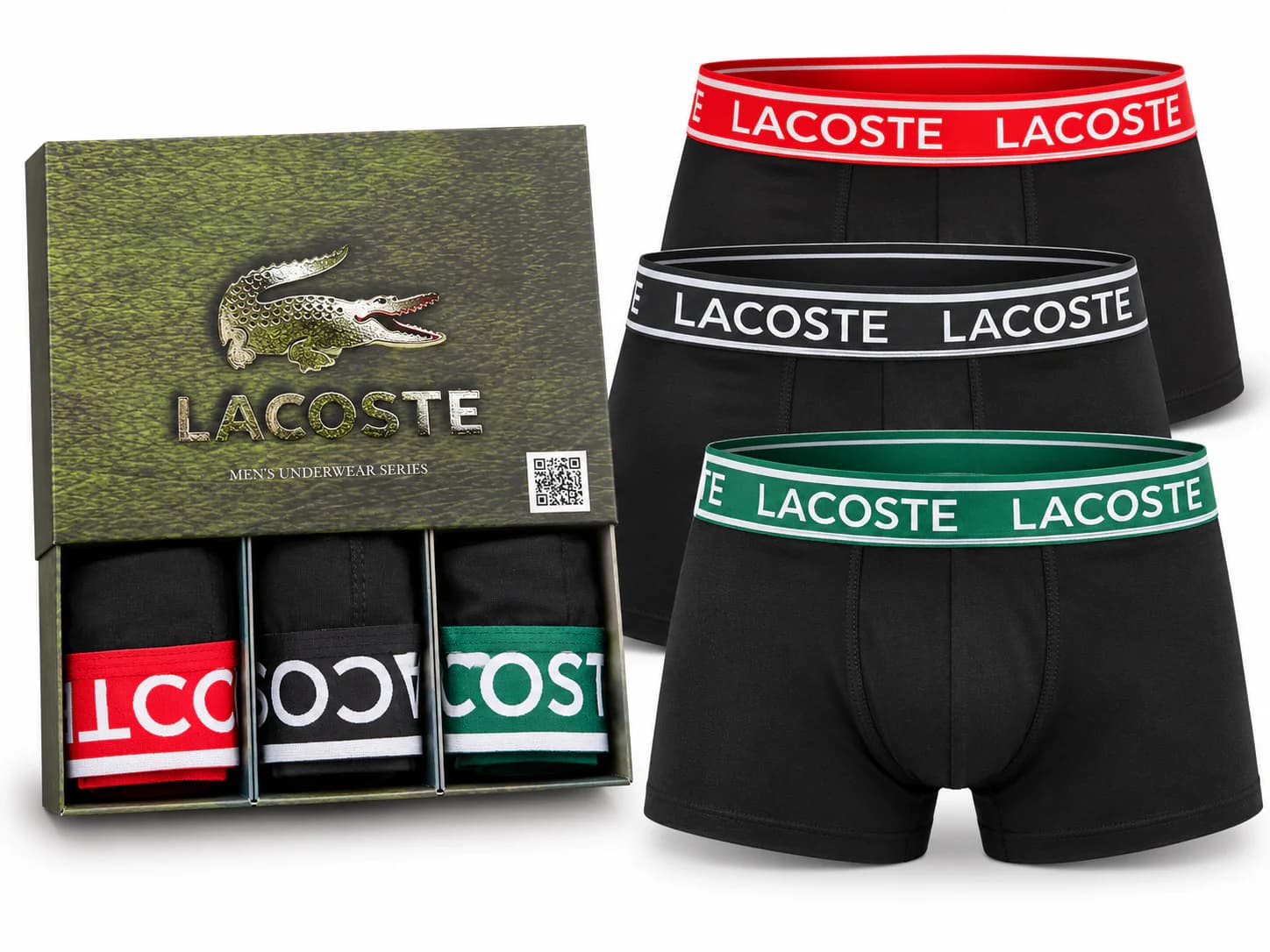 بوكسر عدد 3 LACOSTE
